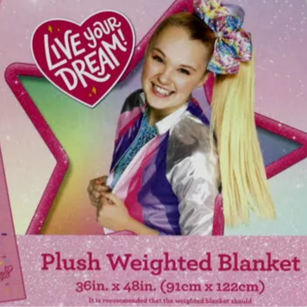 Unicorn JoJo Siwa Weighted Blanket - Picture 4 of 4